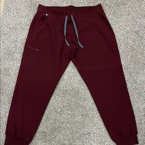 Figs Zamora Joggers Burgundy Red Women’s